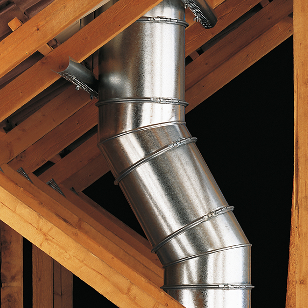 Conduit de cheminée Inox Galva polycombustible pour maison indivuelle - Cheminées Poujoulat